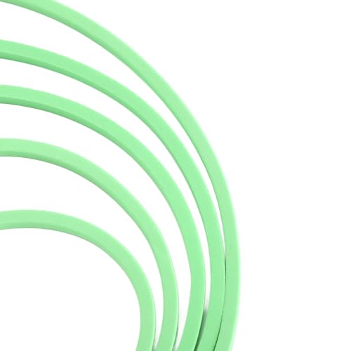 Gavigain Aquarium Feeding Ring Set, 5 Sizes, EVA Foam, Prevents Food, Promotes Water Circulation, Ideal for Fish, Turtles, Plants (10pcs Green) - color: 10pcs Green