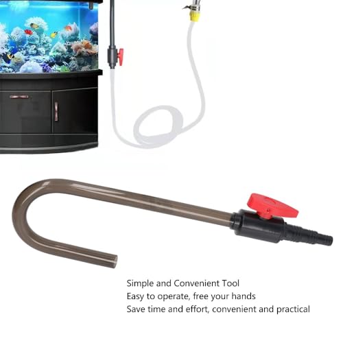 3/8 Hose Aquarium Water Filler Tube Flow Switch Refiller Pipe Hanging Wall Mounted Water Refiller Changing Aquarium Accessories