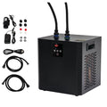 Albott 79 Gal Aquarium Water Chiller, 1/3 HP Fish Tank Chiller with Water Pump & 2 Pipes, Quiet Compressor Aquarium Cooler for Axolotl, Coral, Shrimp Tanks & Hydroponics, 110V Black - size: 1/3 HP
