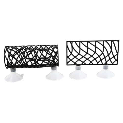 Tnfeeon Betta Fish Tunnel, Betta Sleeping Tube Hollow Design for Small Fish Shrimp Toys for Betta Guppies Resting Betta Fish Tank Accessories Hammock Aquarium Decorations Hideout (Black) - color: Black