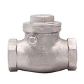 1 Inch Swing Check Valve - WOG 200 PSI Stainless Steel SS304 CF8M NPT - size: 1 Inch, style: Swing