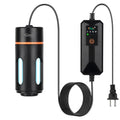 hygger Aquarium U-V Light with Timer, 360° Protective Shield Clean Light for Green Water and Algae Clean, Mini Algae Control Lamp for Freshwater and Saltwater Tank (5W for 13-40 Gallon) - size: 5W for 13-40 Gallon