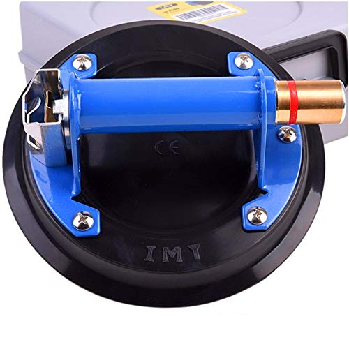 IMT 8" Metal Suction Cup for Glass, Vacuum Pump Suction Cups to Lift Large Glass, with Metal Handle and Brass Pump, 265lbs Load Capacity - size: 8"