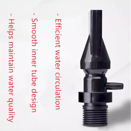 Aquarium Duckbill Nozzle, Aquarium Tanks Outlet Water Outflow Pipe Connector Filter Accessories for Fish Tank Aquarium, 20mm