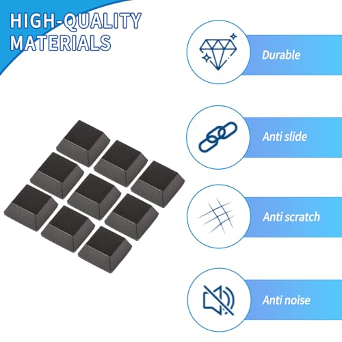 32 Pcs Adhesive Rubber Feet for Electronics, Rubber Bumpers self Adhesive - size: 32 Count (Pack of 1)