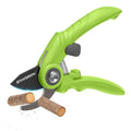 Garden Shears - 6.9" Pruning Shears for Gardening with SK5 Stainless Steel Sharp Blades, Tree Trimmer Garden Scissors with Comfort Handle and Safety Lock, Gardening Hand Tools - Green - style: 6.9" Bypass Green