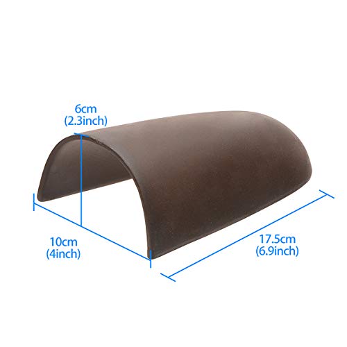 Saim Ceramic Shrimp Shelter Fish Tank Ornament Spawning Fish Hideaway Breeding Cones Cave Aquarium Decorations for Axolotl Pleco Crab Cave Betta Hideaway