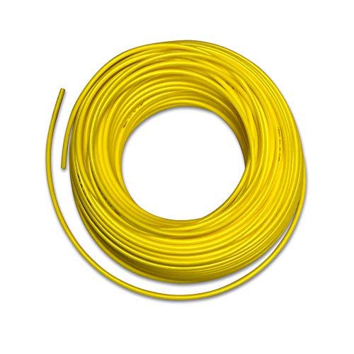 Food Grade 1/4 Inch Plastic Tubing for RO Water Filter System, Aquariums, Refrigerators, ECT; BPA free; Made from FDA compliant materials and meets NSF Standards and Regulations (30 Feet, Yellow) - color: Yellow, size: 30 Feet