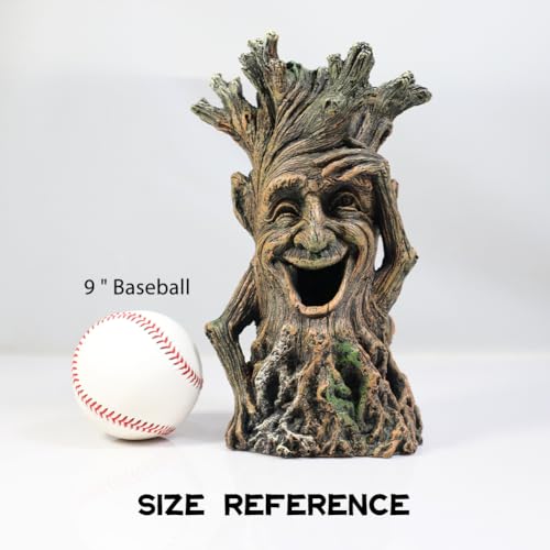 Fish Tank Accessories-Hollow Tree Trunk Aquarium Decorations Disney Aquarium Decorations for Betta Hideout Caves Large Aquarium Décor Thematic Ornaments - color: Stump B