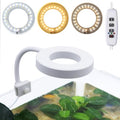 Upgraded Aquarium Light with Timer Clip On Fish Tank LED Light Small USB Light Dimmer Multi-Color White+Warm Yellow+Yellow 1 to 5 Gal (Adapter NOT Included) - size: White-Dimmer+Timer