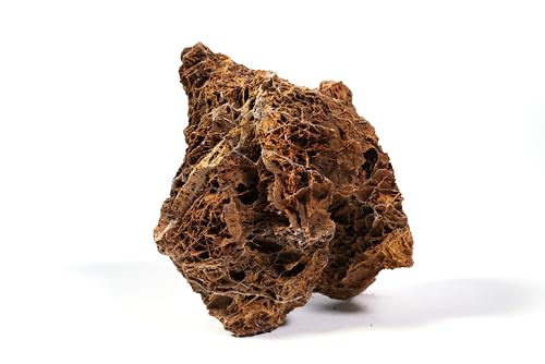 LANDEN Maple Leaves Stone Natural Rocks (18lbs, 3~9 inches,9pcs) for Aquarium, Paludarium, Terrariums, Decorative of Forest Creeks, lakesides, and Streams - size: 14 Maple Leaves Stone(3-9 inches,18lbs)