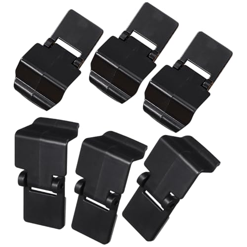 Gatuida 6Pcs Turtle Terrarium Buckle Locks Reptile Feeding Tank Clips Anti-Escape Latches for Amphibious and Rainforest Tanks Easy Install Secure Lid Lock