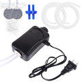 Dual Outlet Aquarium Air Pump Kit – Includes 2 Sponge Filters, Air Stones, Check Valves & Tubing - size: 5-150 Gallon
