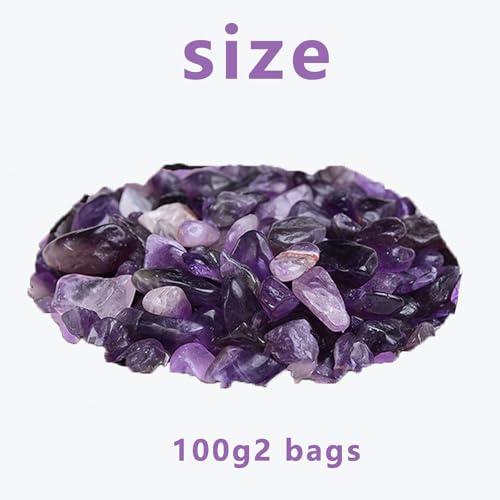 Pebbles Polished Gravel,Natural Polished Stones for Flower Bed Fish Tank Plants 3.5-Oz(Purple) - color: Purple