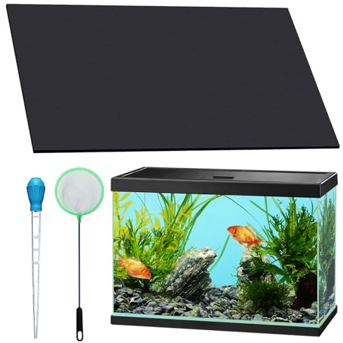 30x15x0.236 inch Aquarium Bottom Leveling pad, Environmentally Friendly EVA high-Density Foam Anti Slip Shock-Absorbing pad, Noise reducing Shock-Absorbing Aquarium pad, Easy to Cut, Free to Cut
