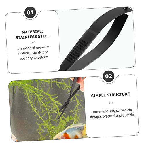 balacoo Aquarium Plant Trimming Tool Spring Scissors for Aquascaping for Water Plants Precision Trimming Fish Tanks and Terrariums Easy to Use Strong and