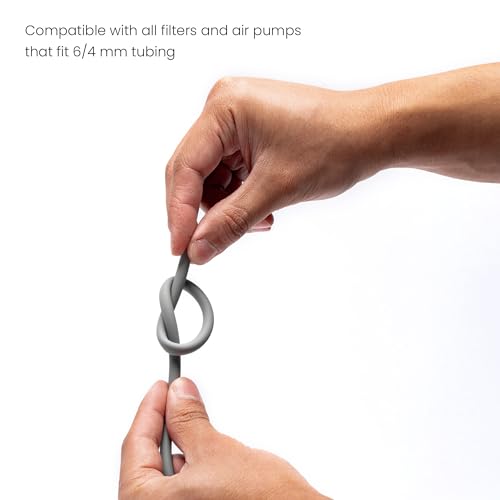 Ultum Nature Systems Pro Tubing - 4/6mm ID/OD Durable Aquarium Filter Tubing, CO2 and Airline Tubing for Fish Tanks - 2 Meter/6.56 Feet Roll - size: Air - 4/6mm ID/OD