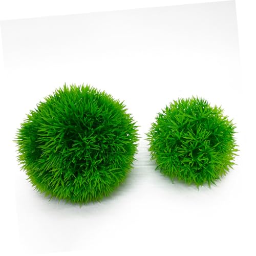 Fish Tank Aquatic Plant Artificial Plants s 6pcs Artificial Grass Green Plastic Aquarium Decorate Home Decor Faux Plant Aquarium Plastic Grass - size: 9x9cm