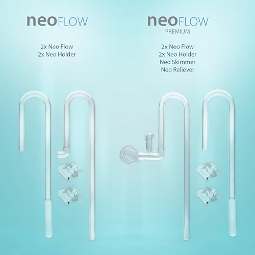Aquario Neo Holder - Secure Mounting Accessory for Neo Flow Lily Pipes, Rimless Tank Clip, Durable PETG Material - Fits up to ~18mm (Slightly Less Than 3/4") OD Pipes, up to 12mm Glass Thickness