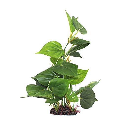 Artificial Plants Silk Aquarium Decors Plant Big Green Leaves