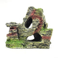 Fish Tank Rockery Ornament Mountain View Resin Bridge for Aquarium Decor (A) - size: size:a