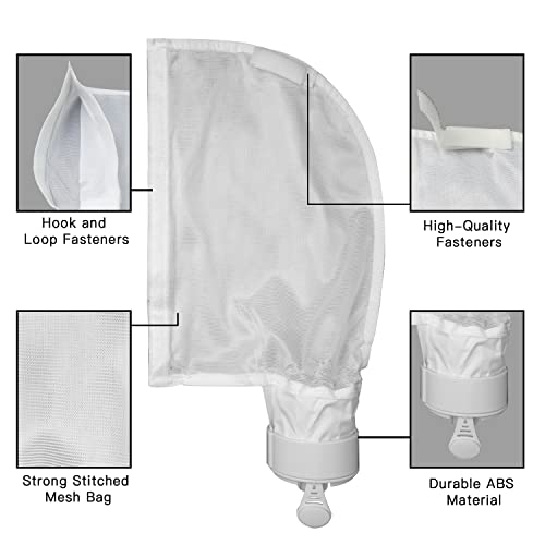 Pool Cleaner Replacement Filter Bag Fits for Polaris 280 and 480 Pool Cleaner All Purpose Bags (3 Pack, 280 V Closure Bag) - color: 280 V closure bag