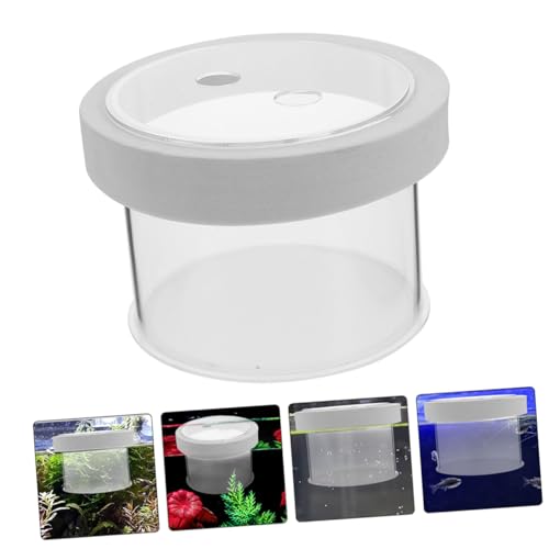 FRCOLOR Acrylic Fish Breeding Box Floating Design Fish Isolation Container for Aquariums Breeder Cups to Survival Rate