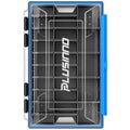 PLUSINNO Tackle Box Organizer, 1/2 Packs Waterproof Tackle Trays, Fishing Tackle Box with Removable Dividers, Fishing Box Tackle Trays and Terminal Tackle Storage - style: New -1 Pack