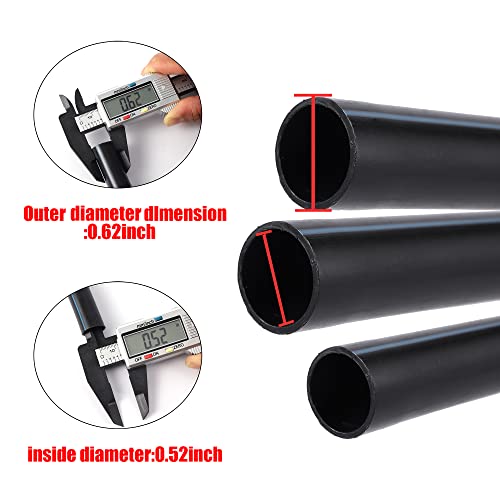 1/2 Inch to 1/4 Inch Tubing Irrigation Fittings for (1/2'' ID x 0.60''-0.63'' OD) 16mm Drip Tubing,Locked Barbed Tee Connectors (10 Pcs Barbed Tee 4-Way) - size: 10 Pcs 1/2 to 1/4 Inch Locked Barbed 4-Way
