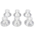 Aquarium Fish Breeding Box Suction Cups, 6pcs Clear Plastic Screws Suction Cup Replacement 4.5cm for Glass Tanks