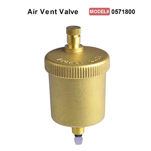 Hydro Master Automatic Air Vent Valve 1/8 Inch Brass - size: 1/8”