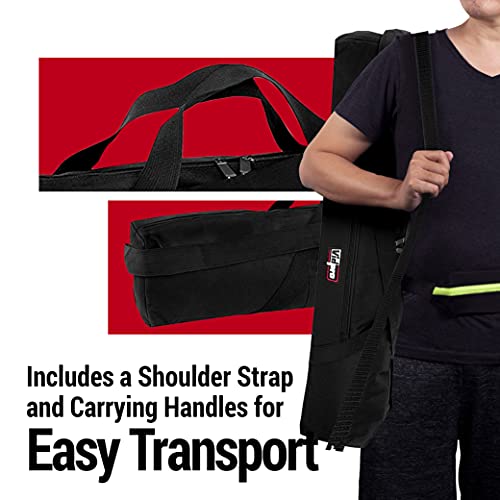 VidPro TC-22 Zippered Carrying Case 22" Long with Shoulder Strap and Carry Handle for Scopes Tripods and Light Stands and Other Equipment - size: 22" Long