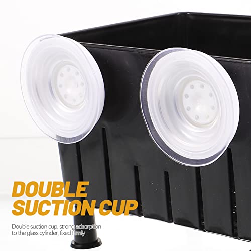 Betta Fish Tank 1 Set of Aquarium Fish Box Hatching Incubator Box Nursery Aquarium Spawning Incubator for Tank Black - color: Black