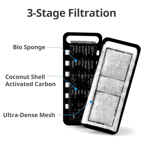 NICREW Slim Aquarium Filter Cartridges (12 pcs) with Intake Sponges (4 pcs) - size: 12 pack
