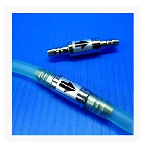 E-outstanding Non Return Valve Stainless Steel One Way Non-Return Check Valve for Aquarium Co2 System CO2 Diffuser