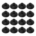 16PCS 20mm Dia Black Aquarium Suction Cup Clips, Soft Rubber Fish Tank Attachments for Pump Lines, Overhead Tube Organization and Aeration Setup - size: 16PCS 20mm