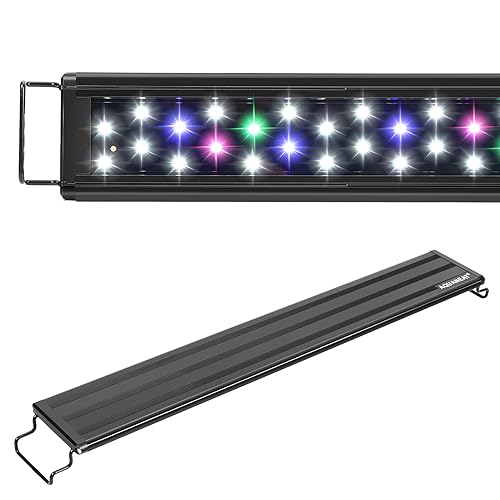 AQUANEAT LED Aquarium Light Full Spectrum for 36 Inch to 44 Inch Fish Tank Light Fresh Water - size: 36"-44"