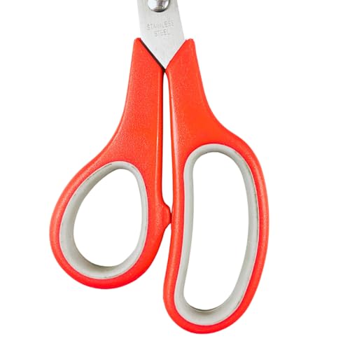 KUTZ 8.5" Comfort-Handle Office Scissors | Large Finger Holes | Extra Sharp Stainless Steel Blades - size: 8.5"