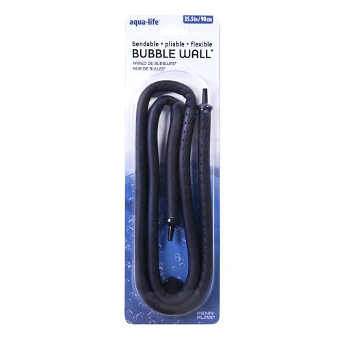 Penn-Plax Aqua Life Bendable Aquarium Bubble Wall – Flexible Air Diffuser and Bubbler for Fish Tanks – 35.5” Length - size: 35.5-Inch