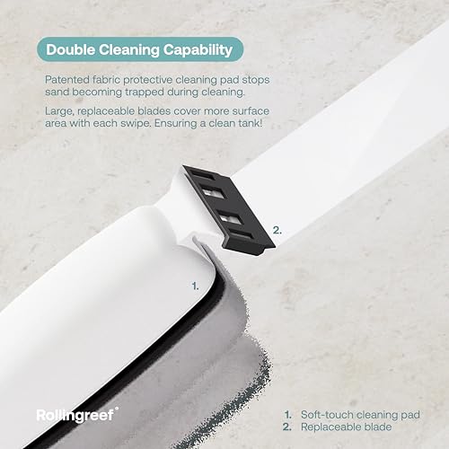 Aquarium Magnet Glass Cleaner, Exclusive Silicone Aquarium Algae Scraper, Aquarium Magnet Glass Cleaner, Aquarium Glass Scraper Cleaning - size: M