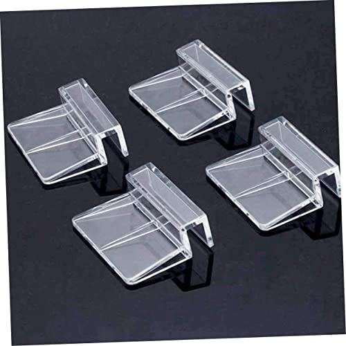 Aquarium Cover Support Bracket Transparent Acrylic Holder for Fish Tank Lid Easy Installation for Tanks Safe Secure Fish Tank Supplies