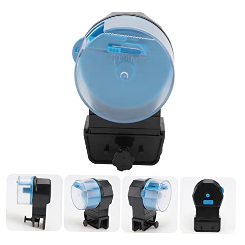 1set Automatic Fish Feeder for Aquariums Food Dispenser for Turtles Convenient Pellet Feeding Tool Easy to Clean Non-Battery Operated