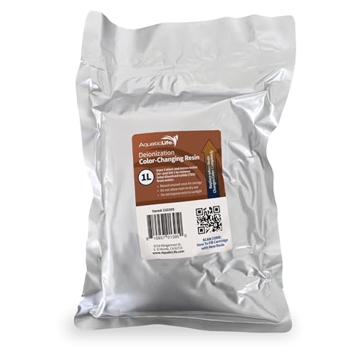 AquaticLife Mixed Bed Deionization Color-Changing DI Resin Filter Cartridge Refill, 1 Liter - size: 1 Liter/1.63 lbs