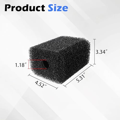 LikeLion Extra Large Pre-Filter, Replacement for Pondmaster Danner 12285, Fit for All Mid-Range Pumps 250 GPH Through 700 GPH