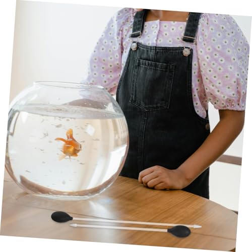 Toyvian 2pcs Aquarium Water Changer: Manual Fish Tank Cleaner for Waste Cleaning - Reusable and High-Efficiency Dropper Pipette for Mini Gravel and Poop Cleaning