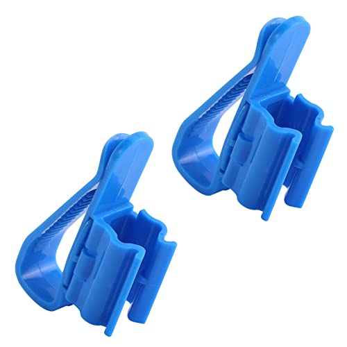 Adjustable Fish Tank Hose Clip 2Pcs, Plastic Water Pipe Tube Clamp, Universal Hose Holder for Aquarium, Bucket, Sink and Plumbing Applications