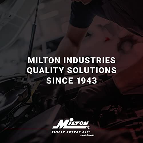 Milton S-684-4 1/4" MNPT Male Tank Valve, includes Protective Caps (Pack of 2) - size: Pack of 2