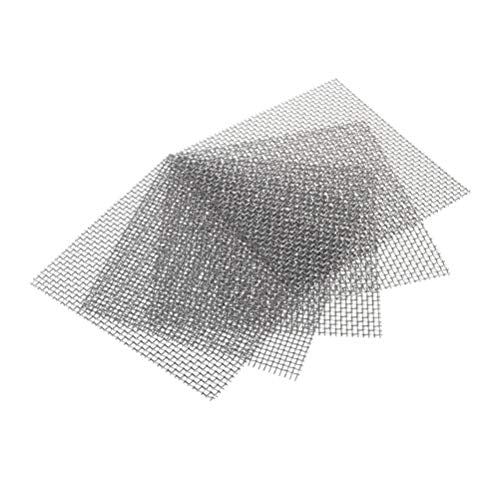 POPETPOP 10pcs Stainless Steel Wire Mesh Pad for Aquarium Plants Moss Net for Easy Planting and Decoration and Tear-Resistant Water Grass Holder
