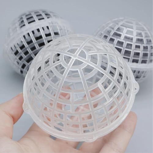 10 Pack Aquarium Moss Ball Holder Aquatic Plants Holder Habitat Floating Ball for Fish Tank Freshwater Aquarium Plant Decor Alternanthera Lilacina Amazon Sword Echinodorus Bleheri Java Fern