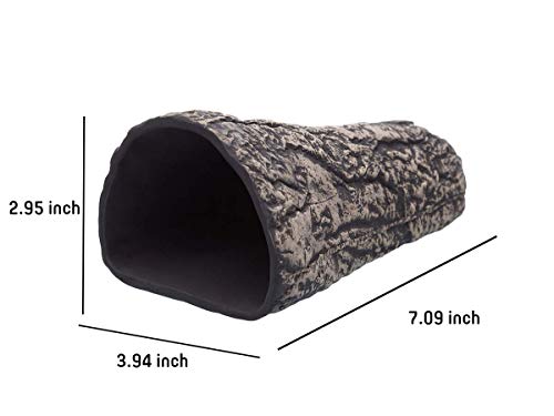 Plecoceramics Pleco Cave Cone Breeding Ceramic Decorations Fish Tank Aquarium (Gray) - color: Gray
